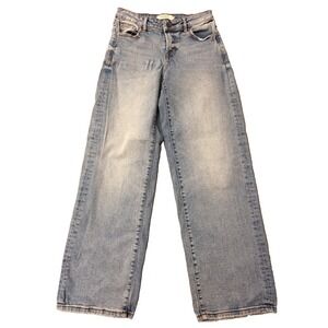 Hidden Los Angeles Logan Dad Jeans Women's Size 26 Distressed High Rise
